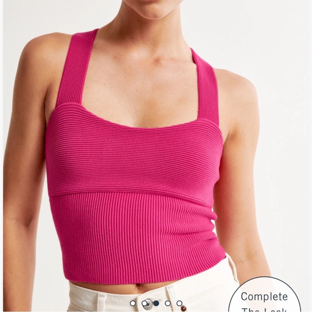 NWT Abercrombie Ottoman Cross-Back Tank